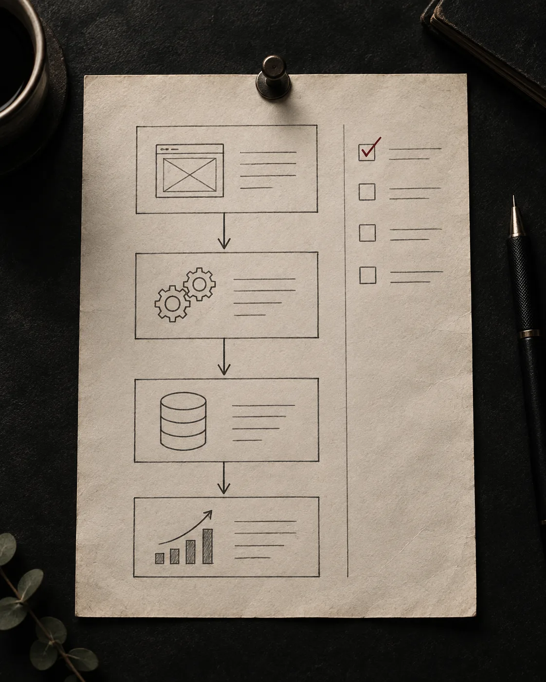 A practical workflow and checklist documented on paper