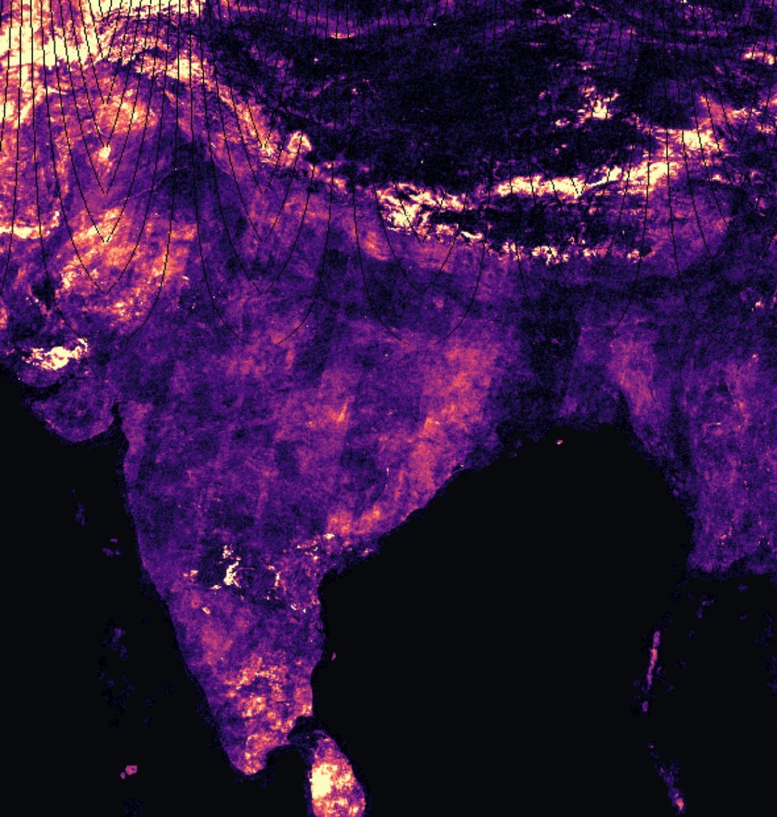 India rendered by change
