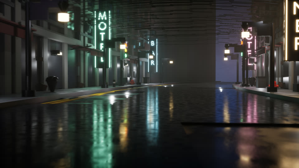Render pass 2: Camera moved in