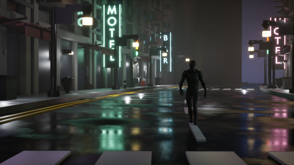 Render pass 4: Turned toward the lens