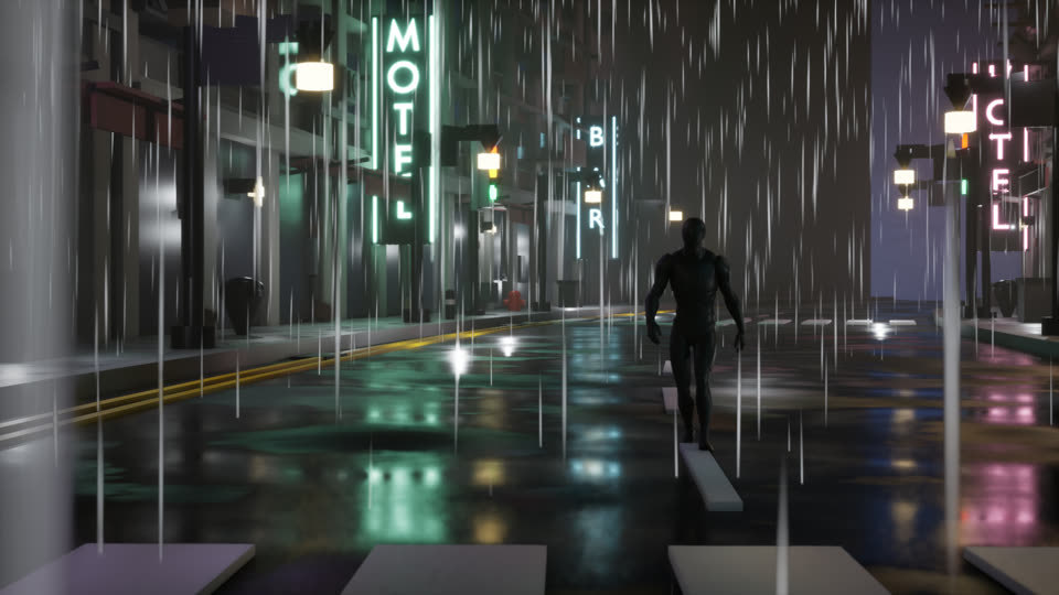 Render pass 6: Rain, pulled back